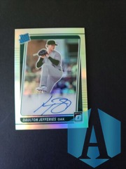 2021 Panini Optic Silver Prizm Auto Rated Rookie #RRS-DE Daulton Jefferies